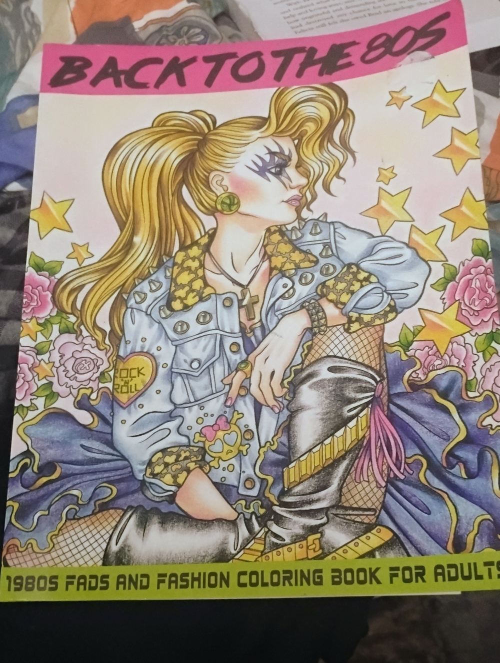 Back to the 80s Fun Adult Artistic Coloring Book 1980s Retro Therapeutic Teens